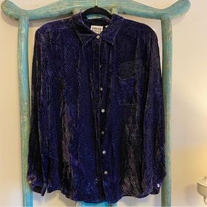 Chico’s velvet button down